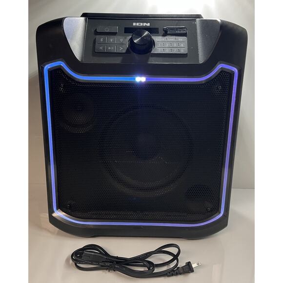 ION Pathfinder 4 Portable Bluetooth Speaker with Wireless Qi Charging Pre Owned - Picture 1 of 5